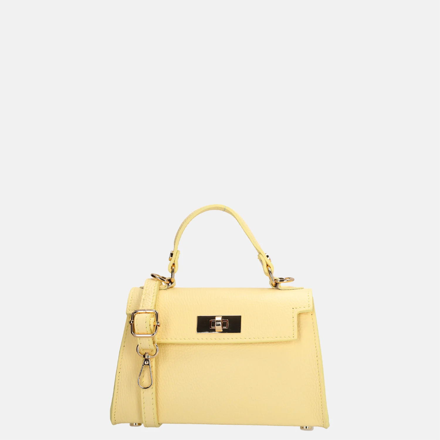 Charm London handtas S zachtgeel